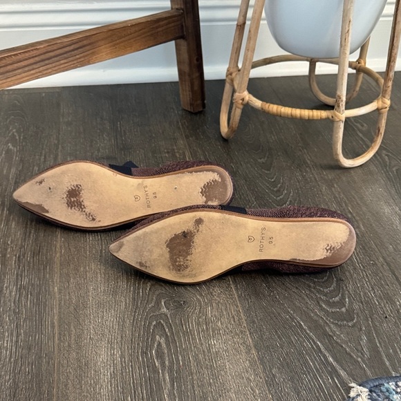 Rothy's Black and Brown Bow Flats - Picture 4 of 7